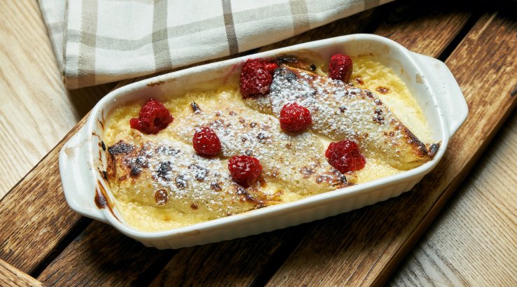 Млинці з ванільним кремом