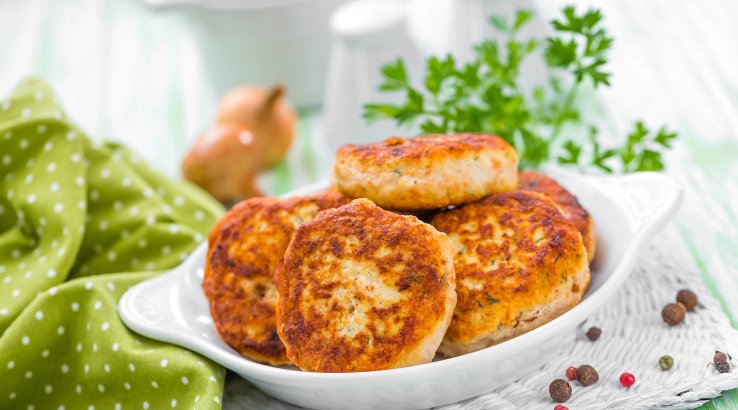 Рубленые куриные котлеты