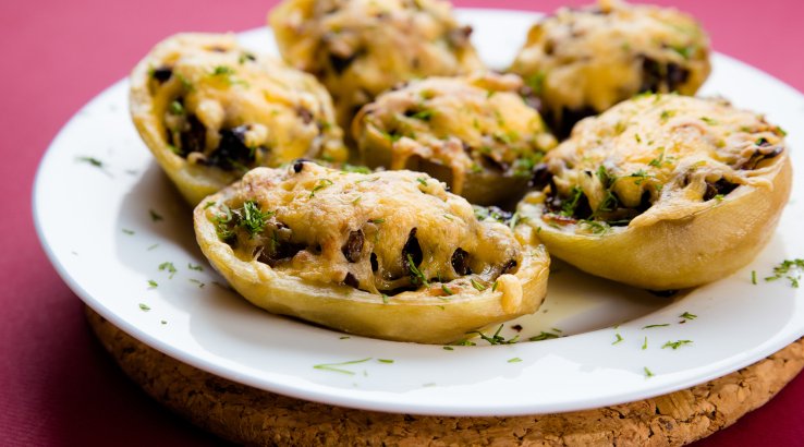 Жульєн в картопляних човниках