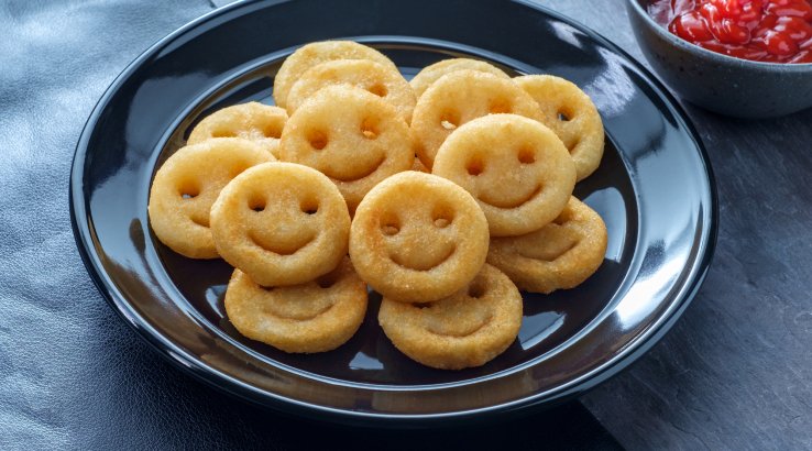 Картофельные смайлики