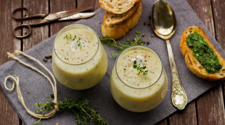 Суп-пюре із цвітної капусти