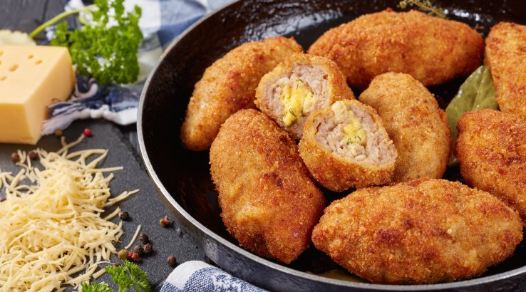 Котлети з курячого фаршу з твердим сиром