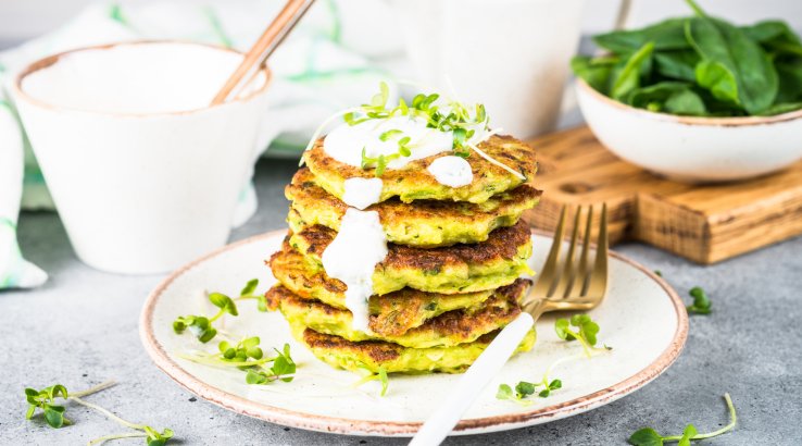 Кабачокві оладки з рисом