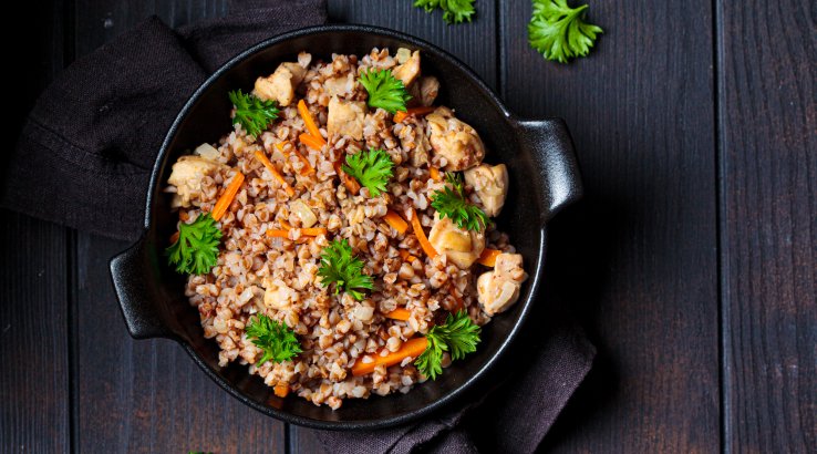 Гречка з куркою в духовці: рецепт