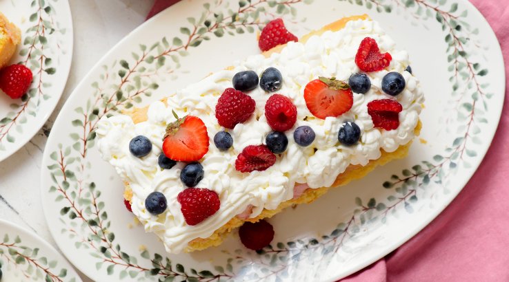 Ягідний рулет без глютену