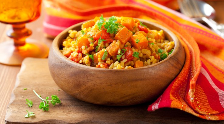 Булгур з гарбузом