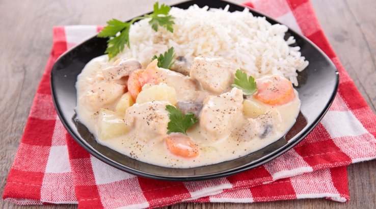 Курка у вершковому соусі