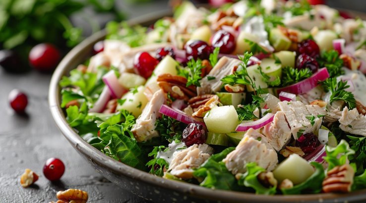 Салат «Міжсезоння» з куркою