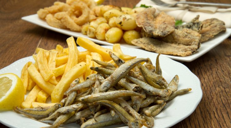 Фрітто місто, морепродукти