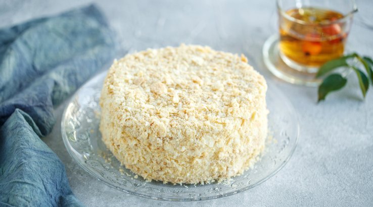 Наполеон з білим шоколадом рецепт