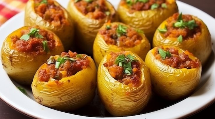 Фаршированный картофель