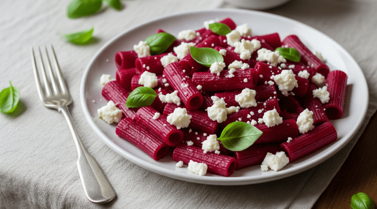 Рожева паста з фетою