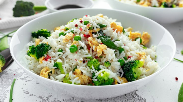 Рис с яйцами