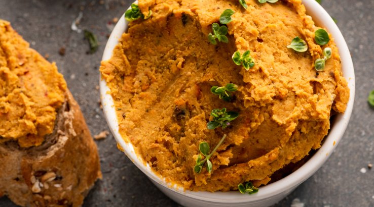 Намазка з моркви, оселедця і сирка