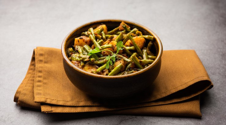 Сабджі із стручкової квасолі