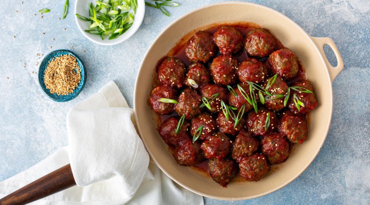 Фрикадельки в кунжуте