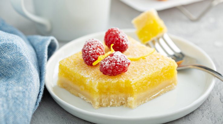 Десерт лемон-бар