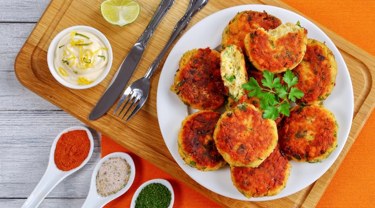 Котлети з консервованого тунця