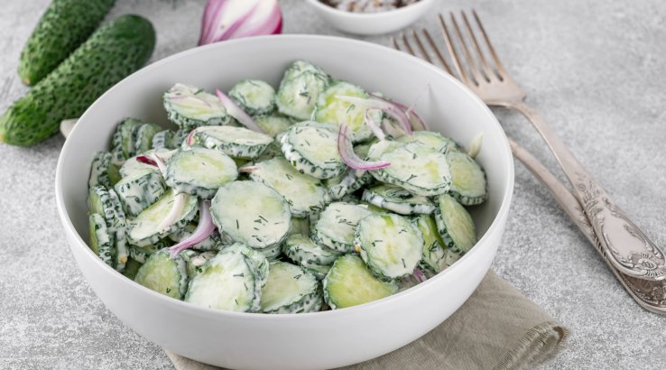 Салат з огірків по-німецьки