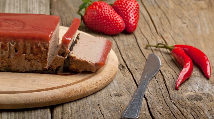 Печінковий паштет з ягідним желе