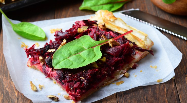 Тарт татен з буряка