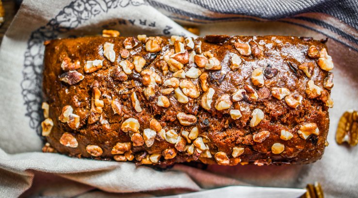 Банановий хліб з горіхами та гарбузовим насінням