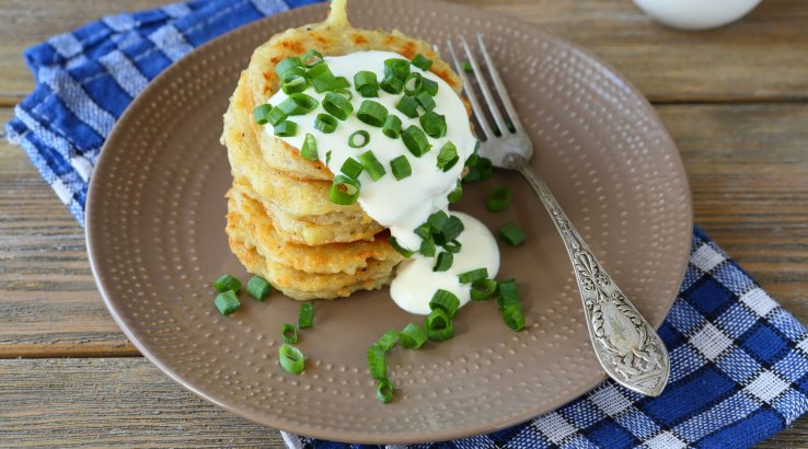 Деруни з куркою від Ектора