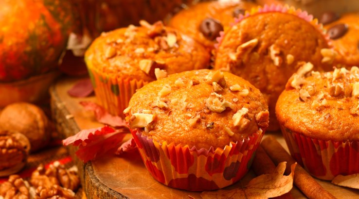 Мафіни з гарбуза і м'якого сиру