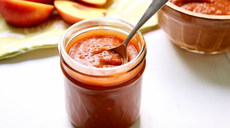 Пряний соус барбекю з нектаринами до м’яса