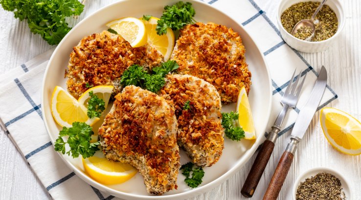 Польська відбивна в паніруванні