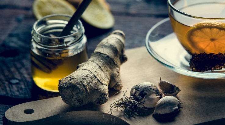 Імбирний чай з часником