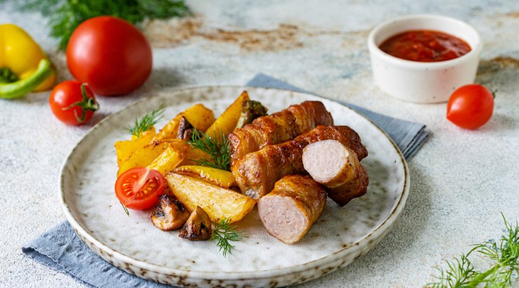 Чевапчичі з картоплею в аерогрилі