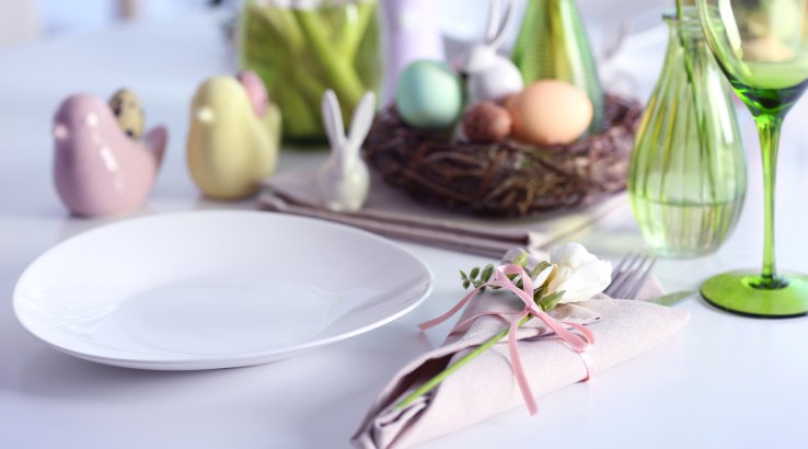пасхальный праздничный стол