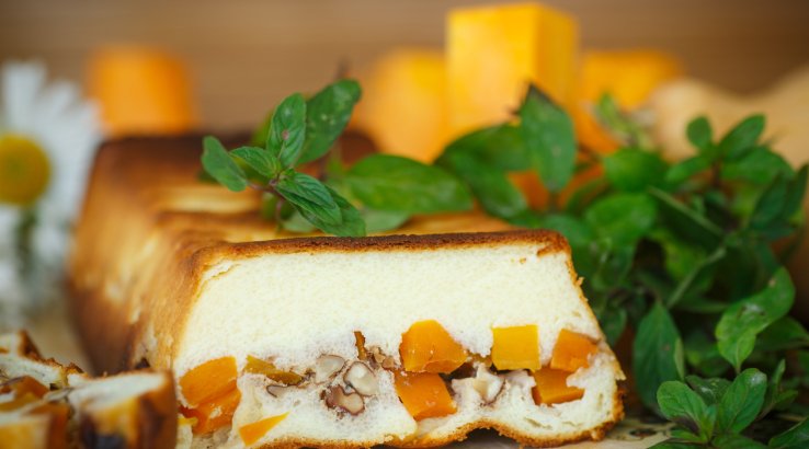 Сирна запіканка з гарбузом