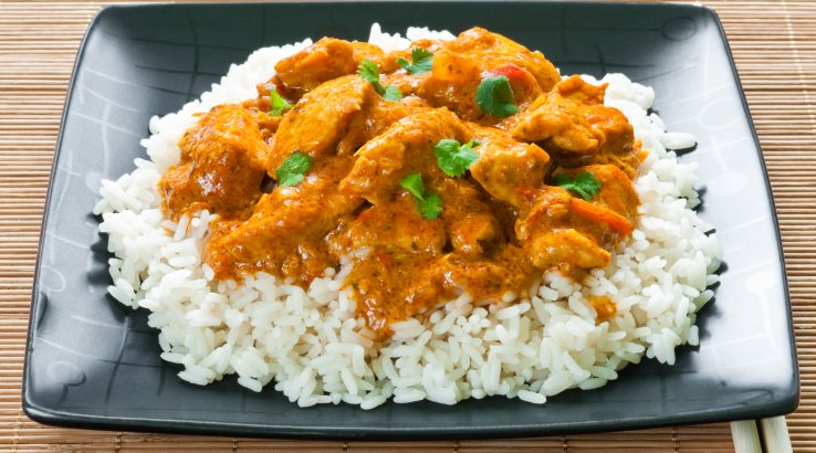 рис із пряною куркою