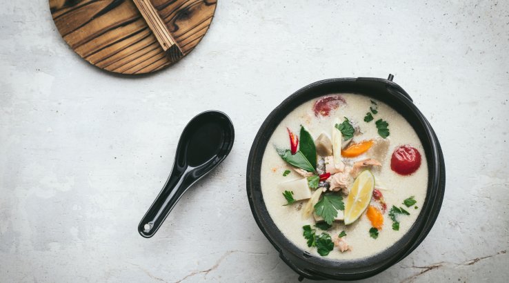 Кокосовий суп з овочами