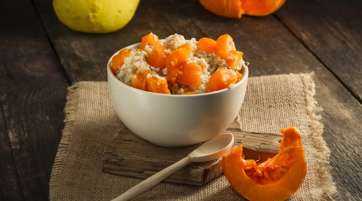 пшоняна каша з гарбузом