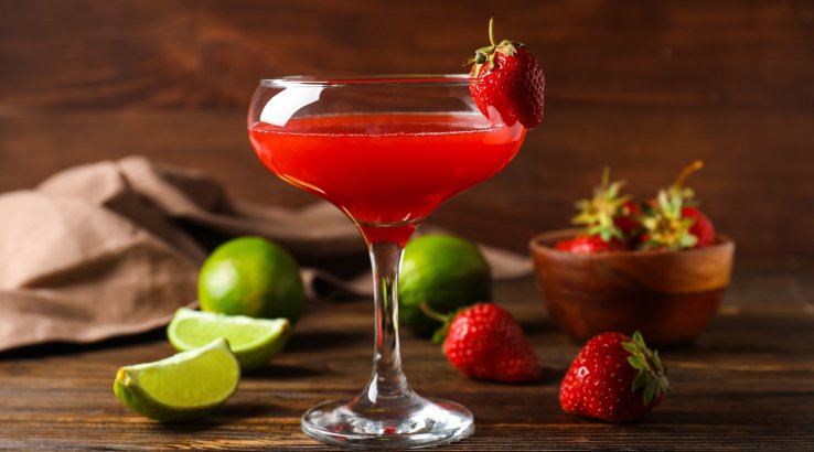 Полуничний дайкірі з ромом