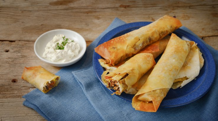 М'ясні рулети з тіста філо