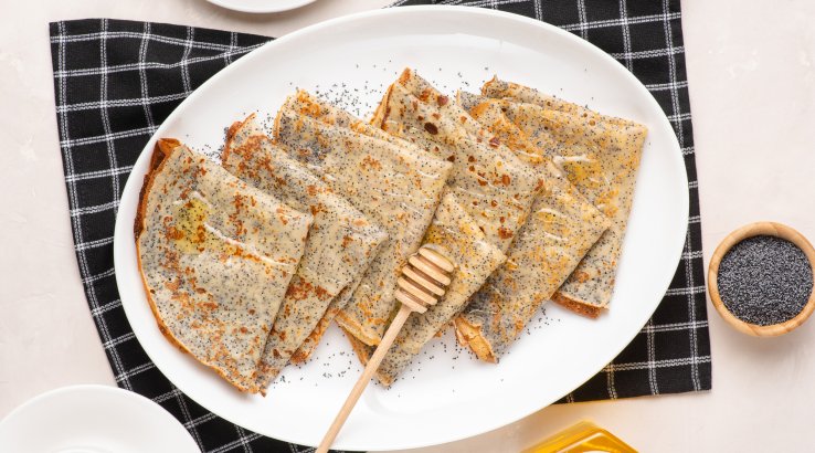 Лимонно-макові млинці - рецепт