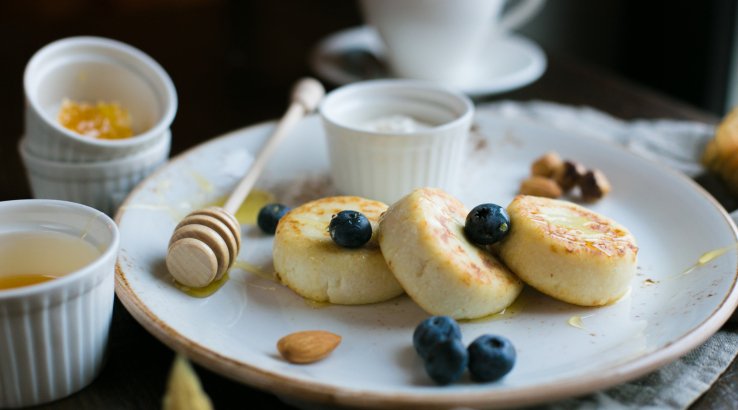 Сирники з ягодами