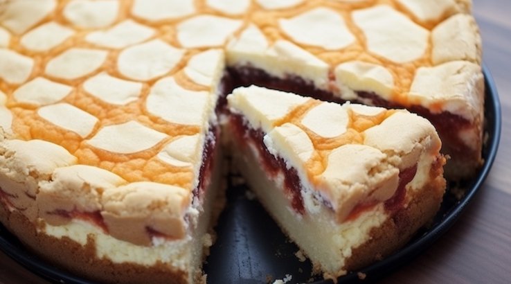 Пиріг «Мозаїка» з кисломолочним сиром