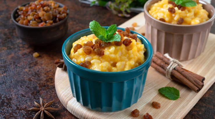 Гарбузова каша з рисом і родзинками