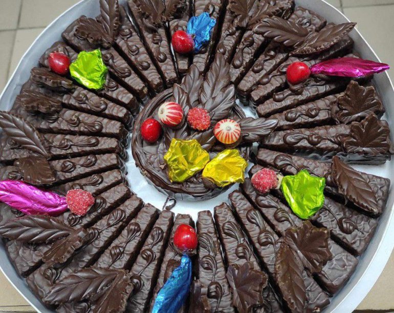 Харківський шоколадно-вафельний торт