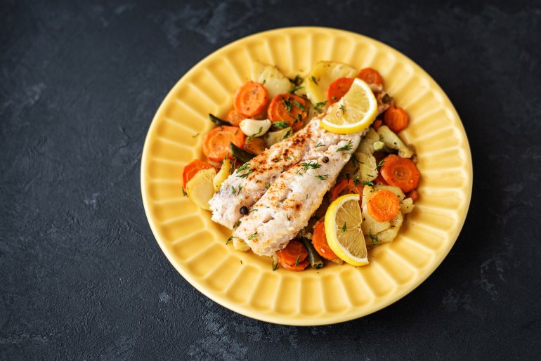 Запечена риба з&nbsp;овочами