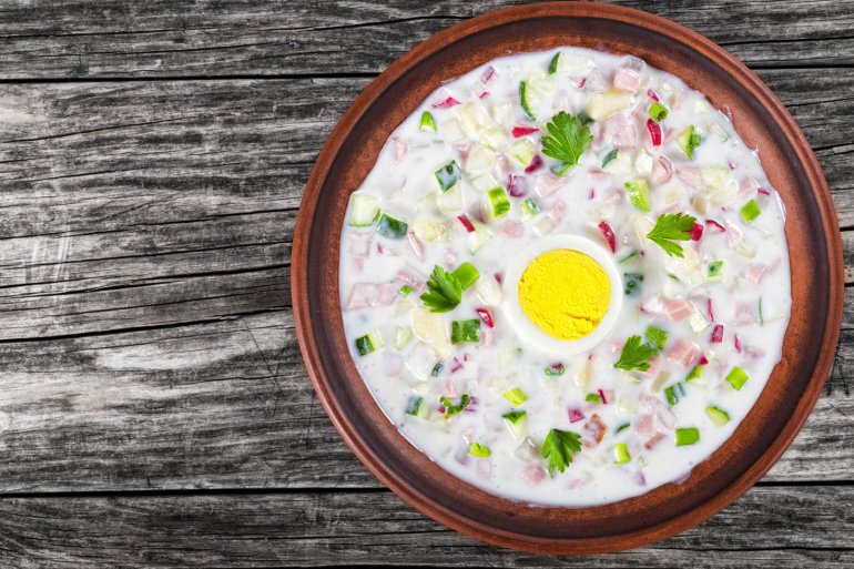 Окрошка з&nbsp;редисом