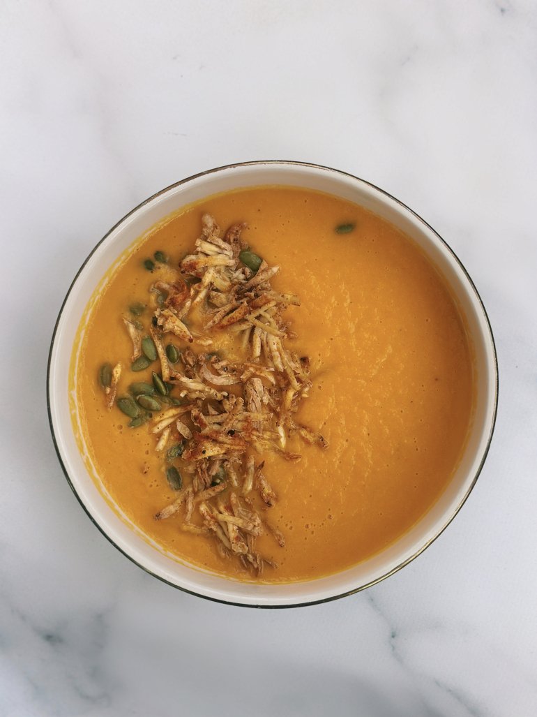 Гарбузовий суп з&nbsp;тофу