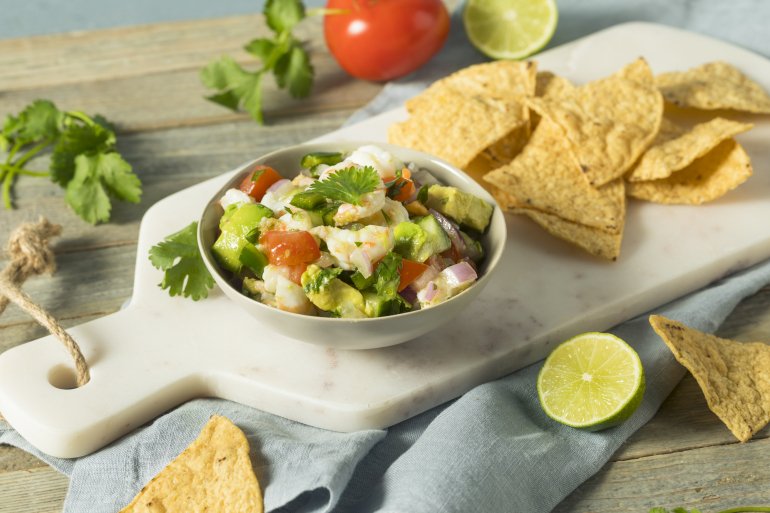 Севіче з&nbsp;креветками