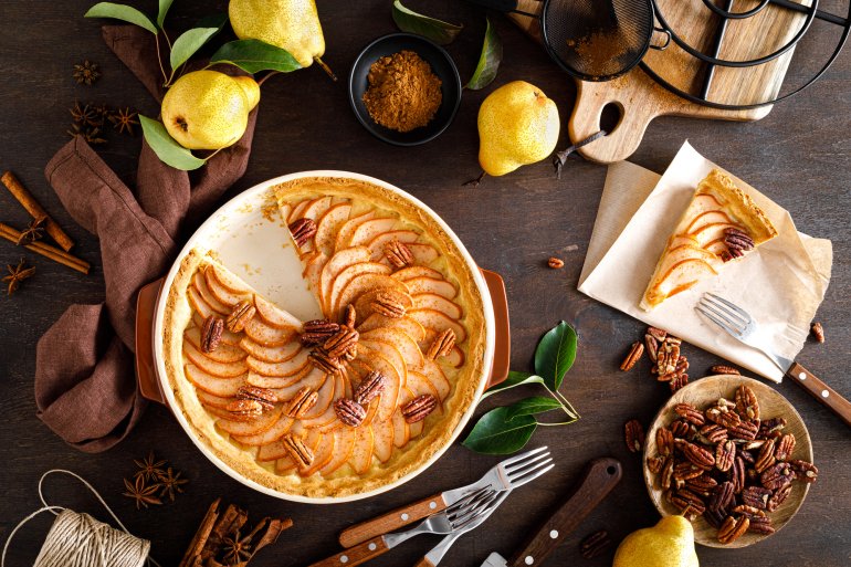 Тарт з&nbsp;грушами