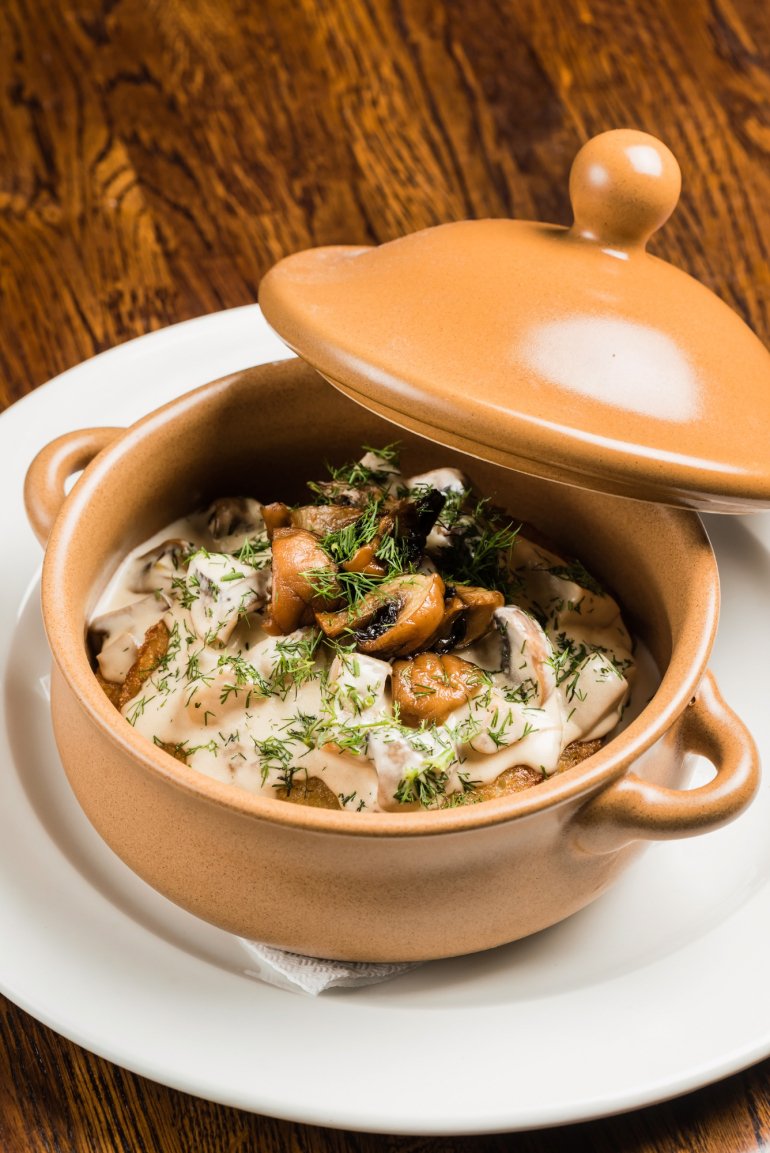 Жаркое с грибами